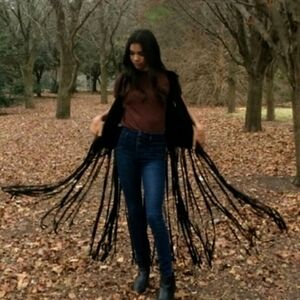 NWT BURGUNDY LONG  FAUX SUEDE MERLOT JACKET VEST‎